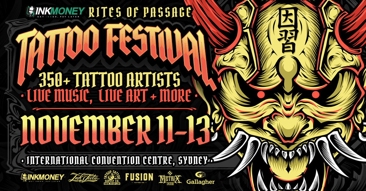 Press Release 21/11/22: RITES OF PASSAGE SYDNEY TATTOO COMPETITIONS